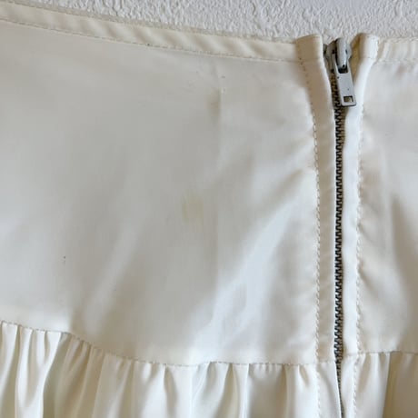 〈vintage〉scallop hem tiered petticoat