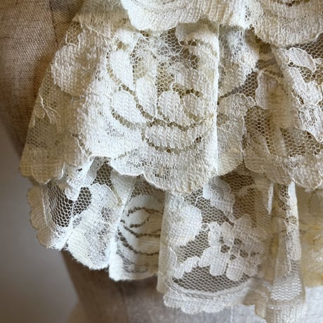 〈vintage〉tiered lace design collar