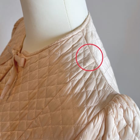 〈vintage〉 quilting bed jacket