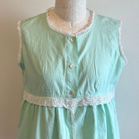 〈antique〉mint green blouse