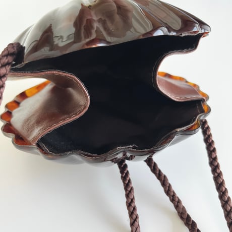 〈vintage〉shell motif bag
