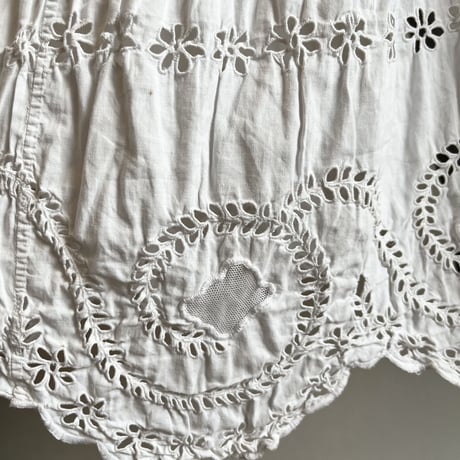 〈antique〉ladder lace hem onepiece