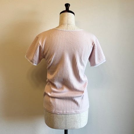 〈vintage〉baby pink cotton cutsew