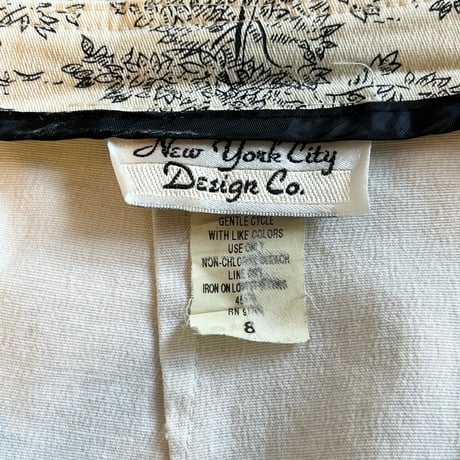 〈vintage〉made in USA/ pattern skirt