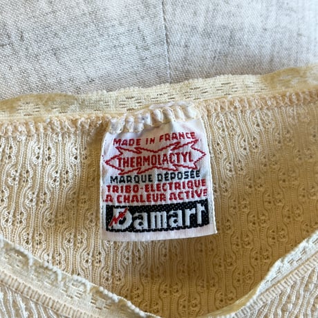 〈vintage〉made in France/rib camisole