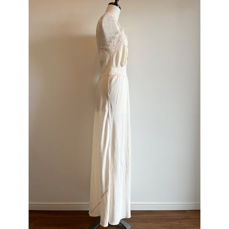 〈vintage〉baby pink slip dress