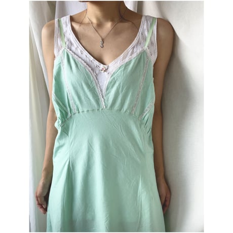 〈vintage〉Europa made rib camisole