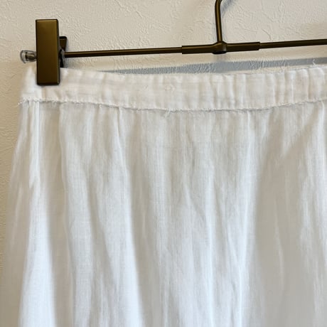〈antique〉sheer cotton skirt