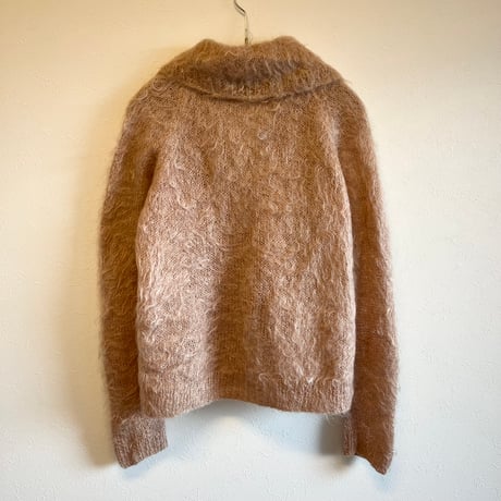 〈vintage〉kid mohair cardigan