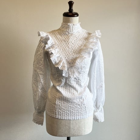 〈vintage〉volume gigot sleeve blouse