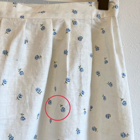 〈vintage〉flower wreath pattern apron