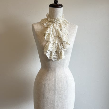 〈vintage〉tiered lace design collar