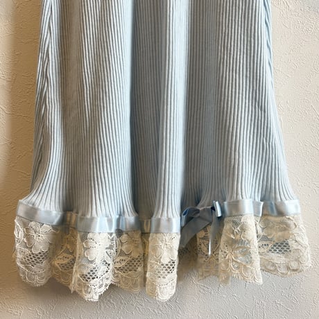 〈vintage〉made in Italy / rib onepiece