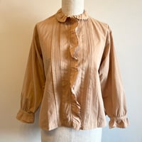 〈antique〉scallop collar blouse
