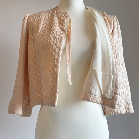 〈vintage〉 quilting bed jacket