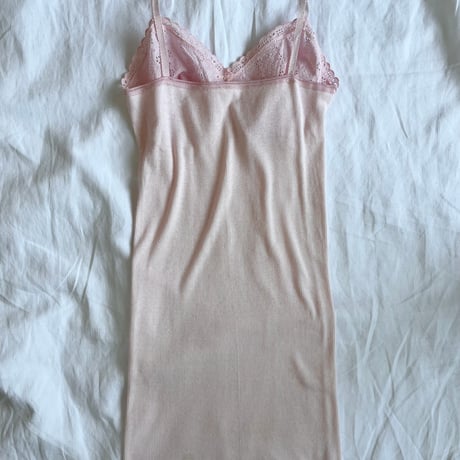 〈vintage〉Europa made rib camisole