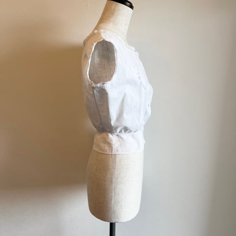 〈antique〉ribbon cutwork corsetcover blouse