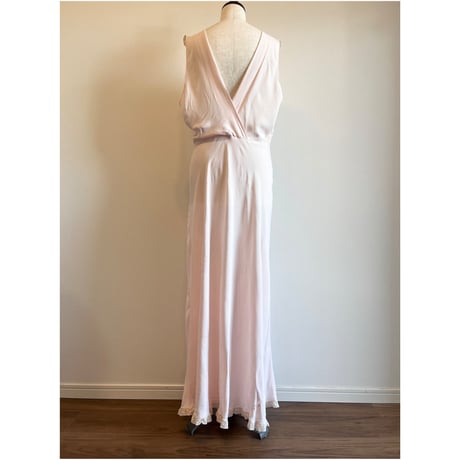 〈vintage〉baby pink slip dress