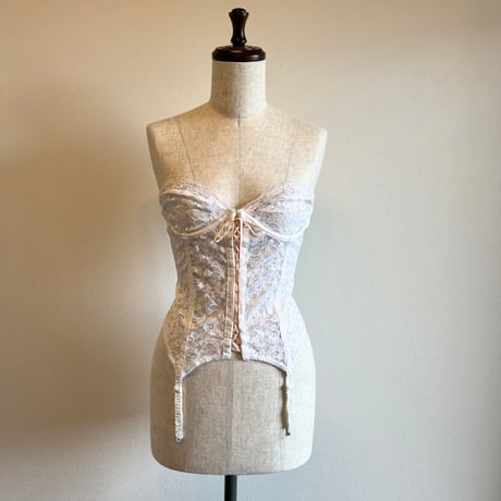 〈vintage〉made in Germany/lace bustier