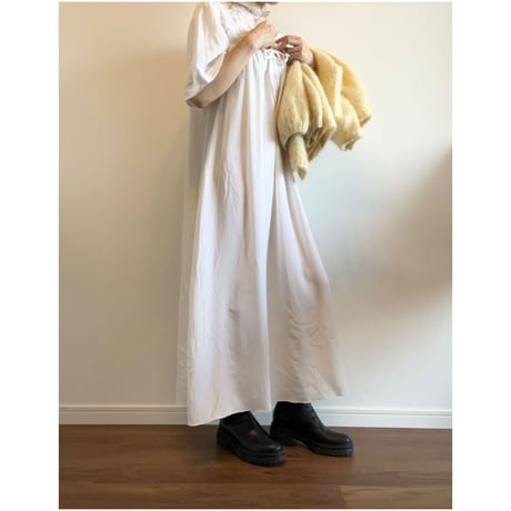 〈vintage〉panel lace design onepiece
