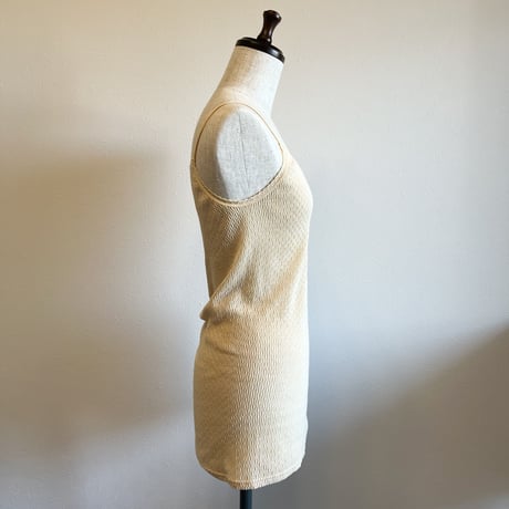 〈vintage〉made in France/rib camisole
