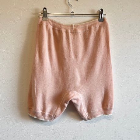 〈vintage〉knit under pants salmon orange