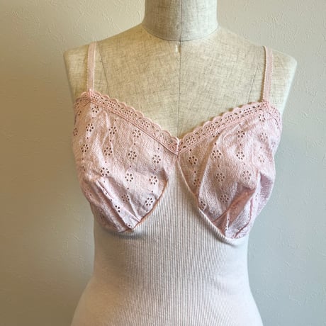 〈vintage〉Europa made rib camisole