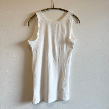 〈vintage〉euro underwear tanktop white