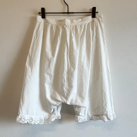 〈antique〉cotton drawers pants