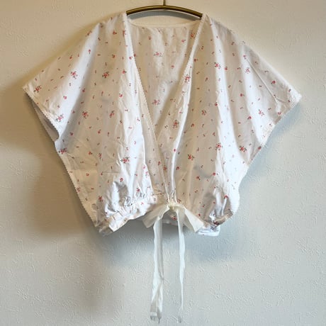 〈antique〉cachecoeur cotton blouse