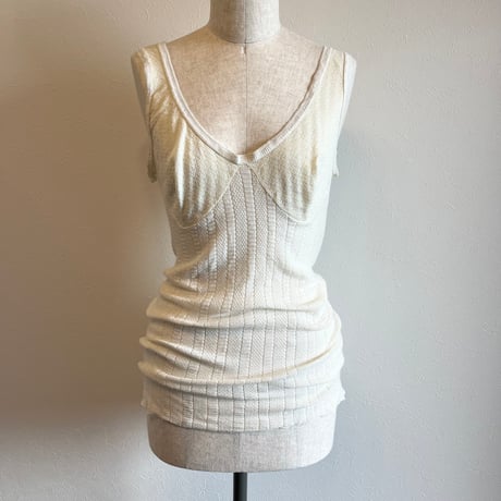 〈vintage〉knit camisole