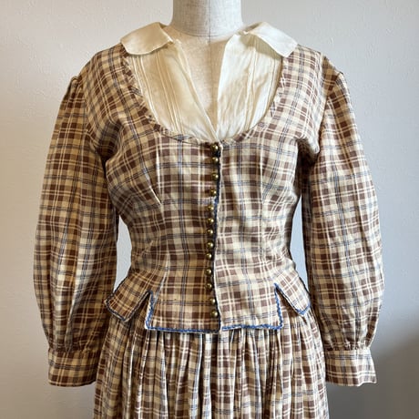〈vintage〉check pattern setup