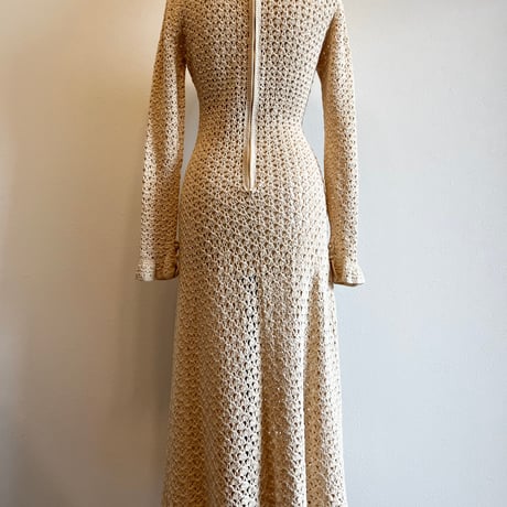 〈vintage〉made in England/crochet onepiece