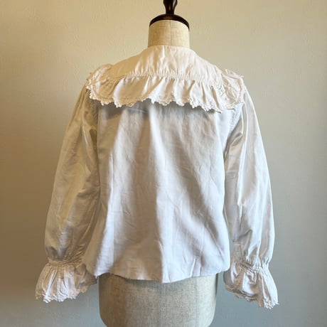 〈antique〉sailor collar cotton blouse