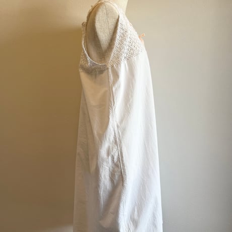 〈antique〉cotton onepiece rudder lace