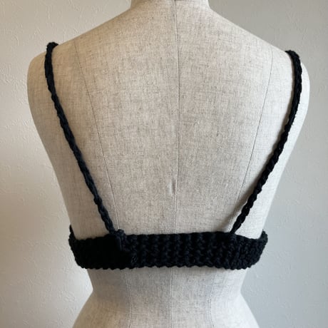 〈vintage〉knit bustier