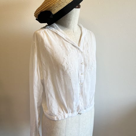 〈antique〉sailor collar blouse