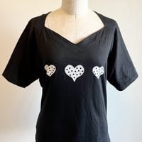 〈vintage〉made in Italy/heart paint Tee
