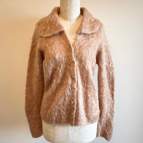 〈vintage〉kid mohair cardigan