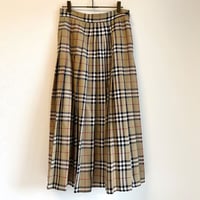 〈vintage〉made in Italy/tartan check maxi skirt