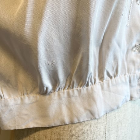 〈1940s vintage〉cutwork & embroidery blouse