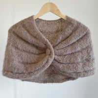 〈vintage〉mohair knit cape