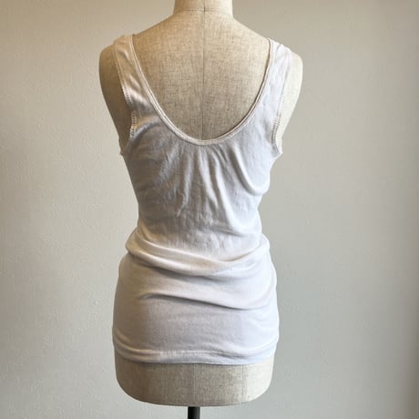 〈vintage〉Europa made rib camisole