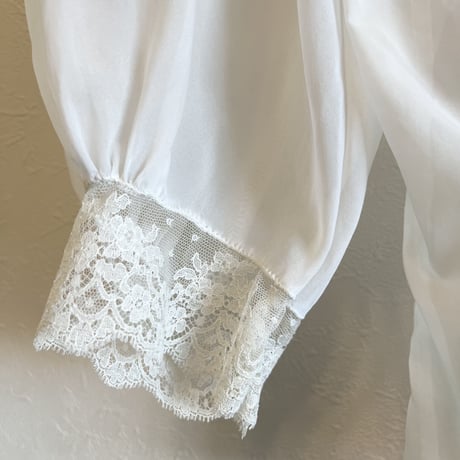 〈vintage〉sheer blouse