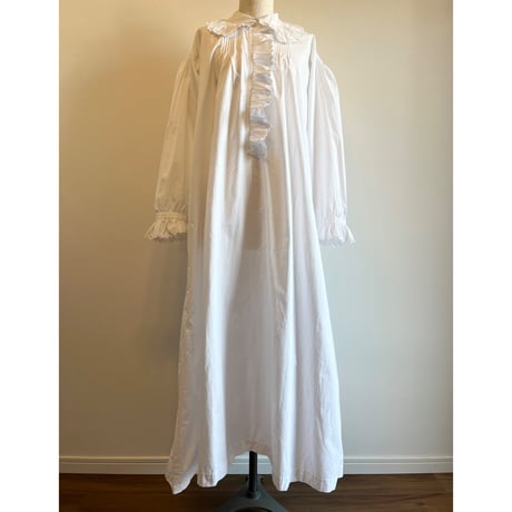 〈antique〉big collar cotton dress