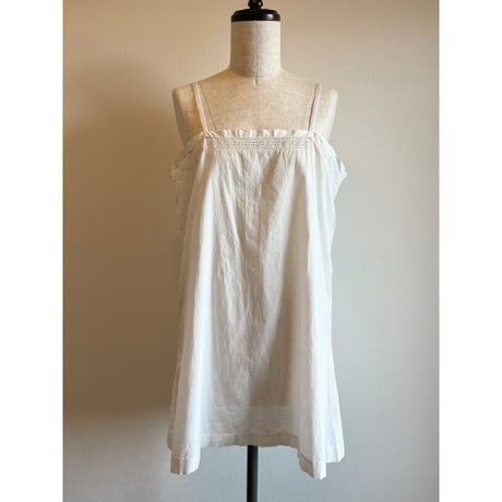 〈antique〉cotton slip mini length