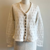 〈vintage〉eyelet cardigan