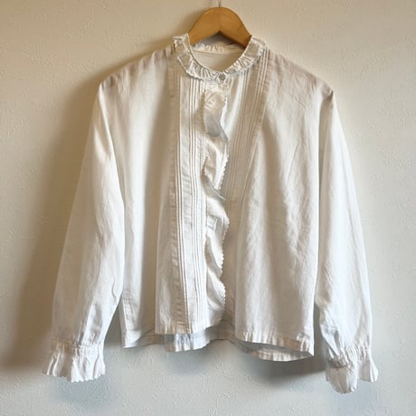 〈antique〉scallop collar blouse