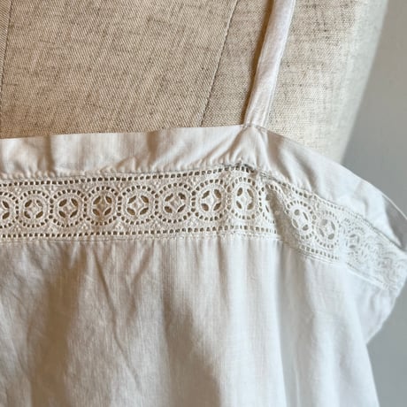 〈antique〉cotton slip mini length