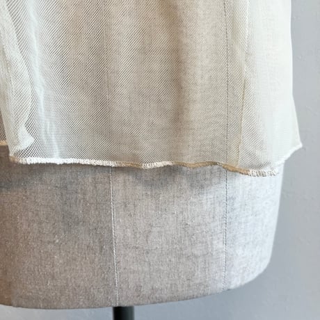 〈vintage〉tulle lace tops